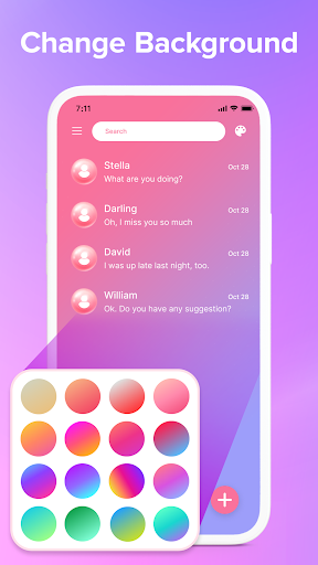 Messenger - Color SMS screenshot 2