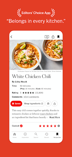 NYT Cooking: Quick Tasty Meals screenshot 1