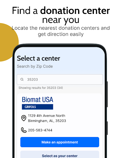 Grifols Plasma Donor Hub screenshot 7