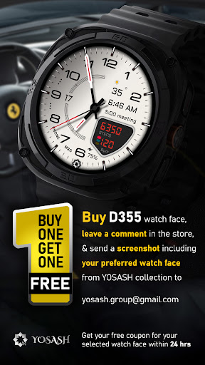 D355 Premium Watch Face screenshot 4
