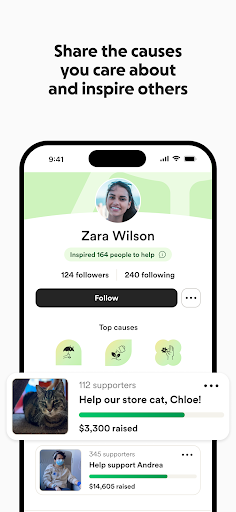 GoFundMe: Fundraise and Give screenshot 3