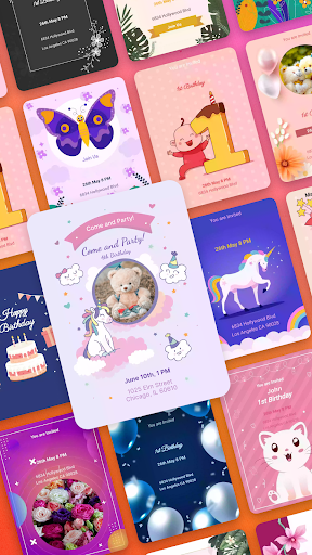 Birthday Invitation Card Maker screenshot 2
