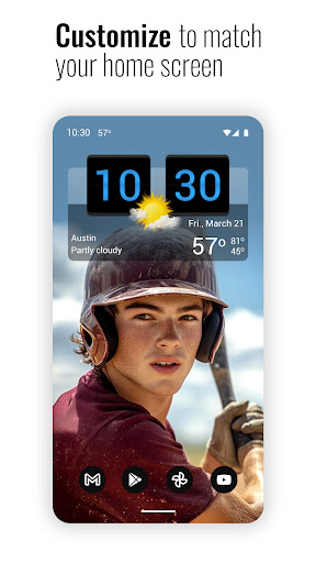 Sense Flip Clock & Weather screenshot 1