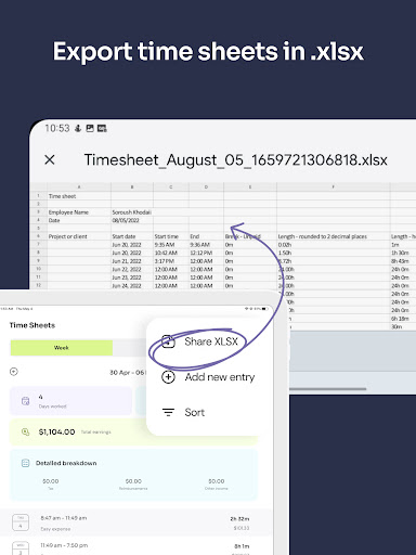 Time Clock: Easy Tracker screenshot 10