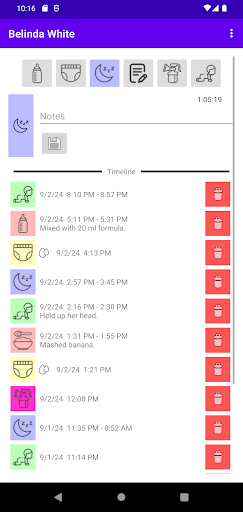 Baby Buddy for Android screenshot 1