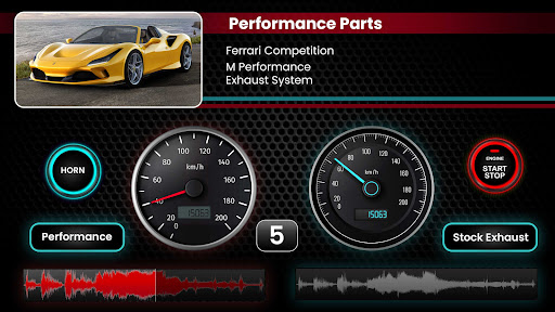 Car Engine Sounds - Gas Pedal screenshot 7