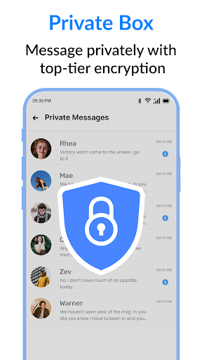 Messages : SMS & Private Chat screenshot 2