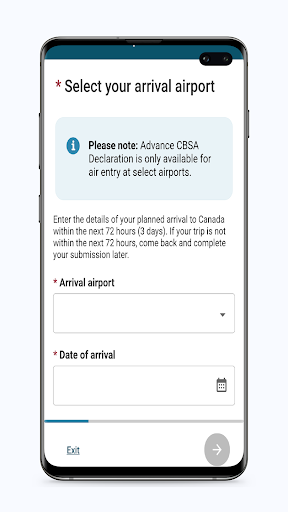 ArriveCAN screenshot 4