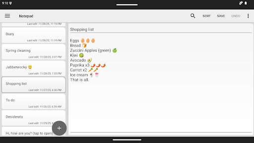 Notepad - simple notes screenshot 12