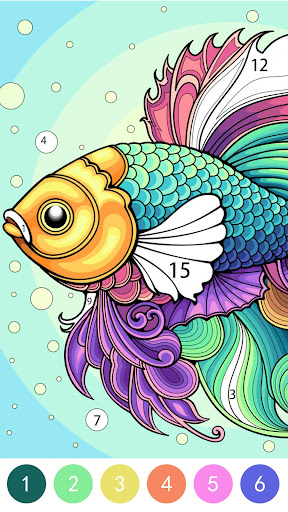 Tangle Color by Number Book screenshot 11