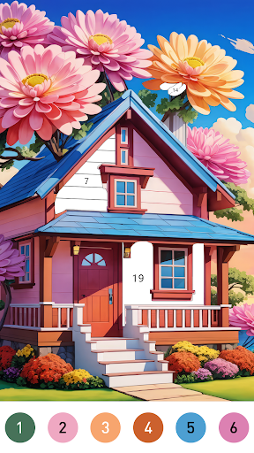 Fairytale Color by number game screenshot 11