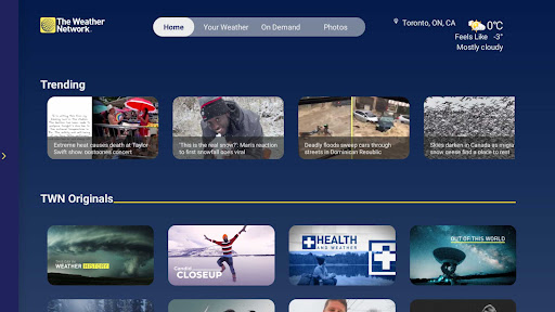 The Weather Network TV App screenshot 2