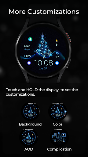 TVV Christmas 2 Watch Face screenshot 6