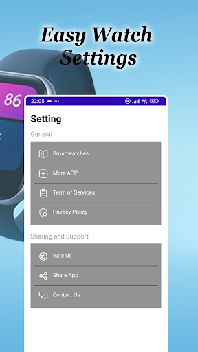 SmartWatch Connect for Android screenshot 2