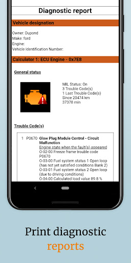 OBD2 Car Scanner - EOBD Facile screenshot 2
