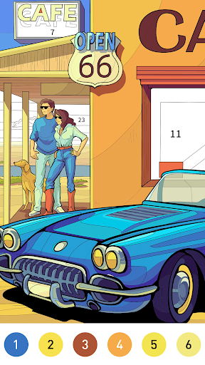 Nostalgia Color by number game screenshot 3