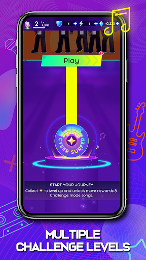Cyber Surfer : Rhythm Odyssey screenshot 1