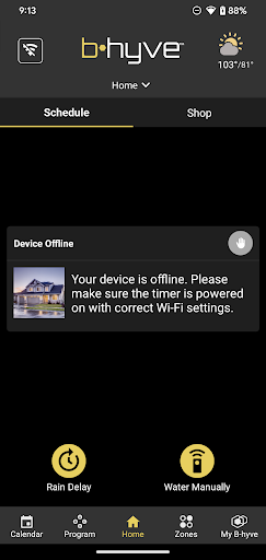 B-hyve screenshot 1