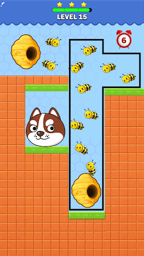 Draw to Save: Dog Puzzle screenshot 6