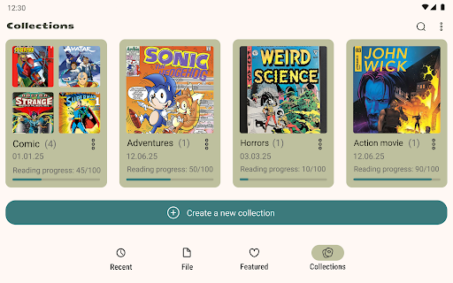 Comic Book Reader (cbz/cbr) screenshot 15