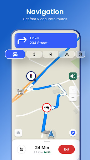 Satellite View - Maps - Radar screenshot 1