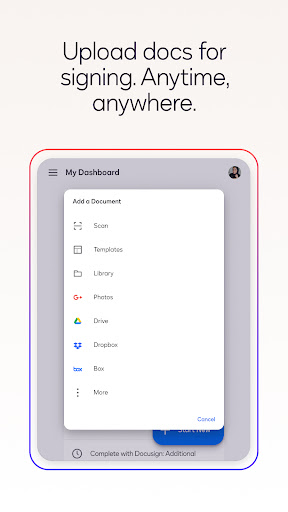 Docusign - Upload & Sign Docs screenshot 13