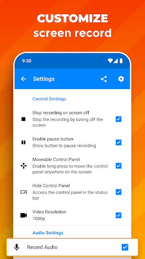 Screen Recorder: Facecam Audio screenshot 8