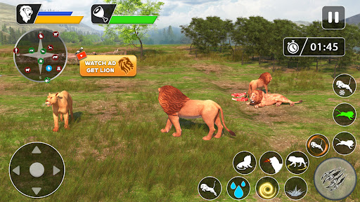 Lion Games Animal Simulator 3D screenshot 1