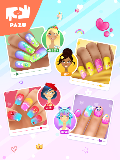 Girls Nail Salon - Kids Games screenshot 13