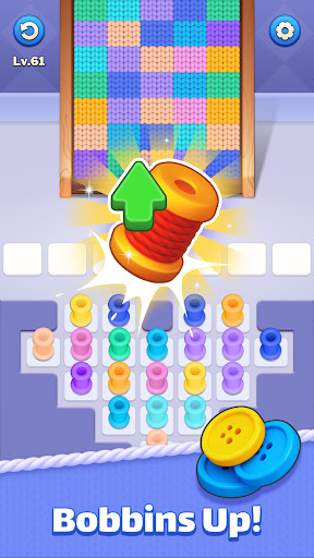 Knit Madness - Wool Color Sort screenshot 1