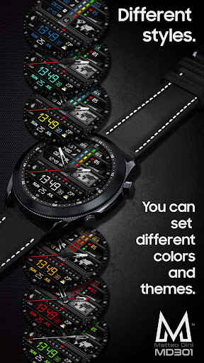 MD301 Hybrid watch face screenshot 2