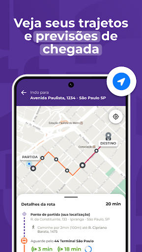 Cittamobi: Ônibus e Trilhos screenshot 7