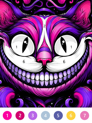 Macabre Color Paint By Number screenshot 3