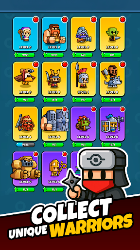 Tiny Warriors Rush - Idle TD screenshot 13