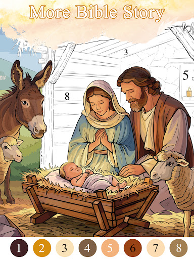 Bible Color Paint By Number screenshot 17
