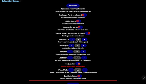 PlayoffComputer screenshot 10