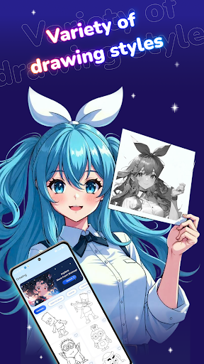 Draw Anime: Paint & Sketch App screenshot 1