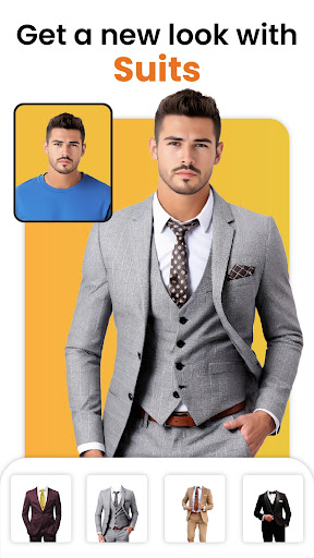 Smarty Men Jacket Photo Editor screenshot 13