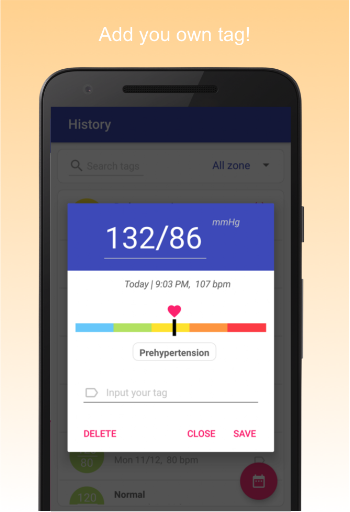 Blood Pressure Diary screenshot 5