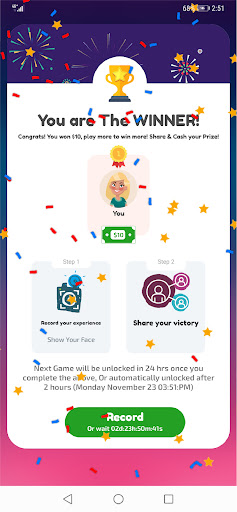 Play and Win-Win Cash Prizes! screenshot 1