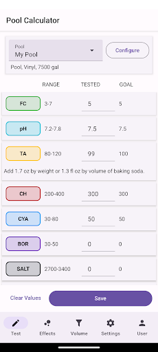 Pool-Calculator screenshot 2