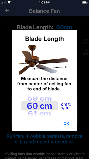 Ceiling Fan Balancer screenshot 5