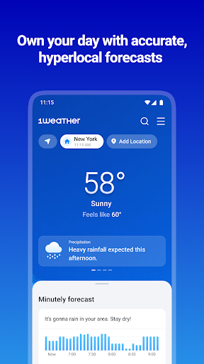 1Weather Forecasts & Radar screenshot 5