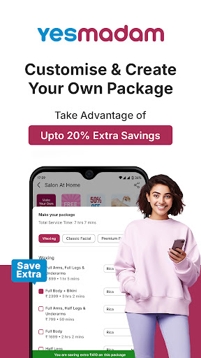 YesMadam Salon & Spa at Home screenshot 1