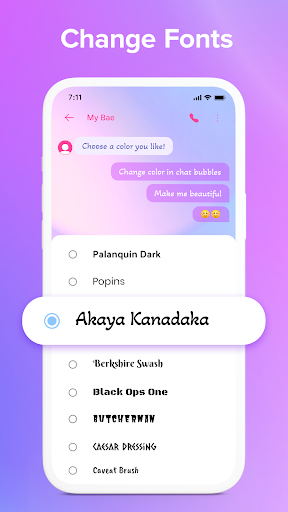 Messenger - Color SMS screenshot 11