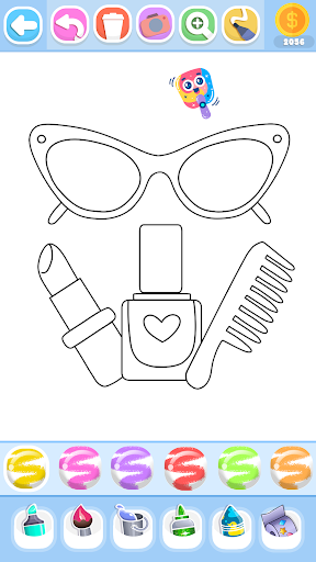 Glitter Beauty Coloring Pages screenshot 19