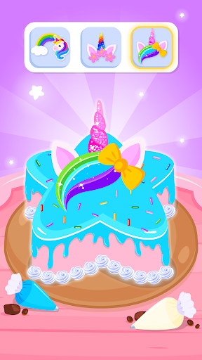 Unicorn Cake Cooking Games 2-6 screenshot 17