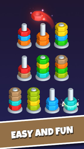 Nut Sort-Color Puzzle Game screenshot 6