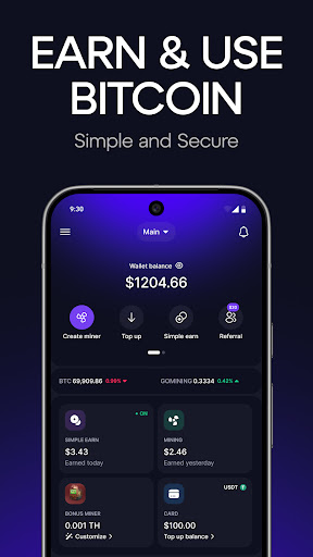 GoMining: Mining, Using BTC screenshot 6