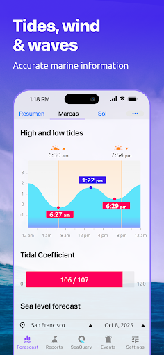 Nautide: Tides, Wind, Waves + screenshot 4